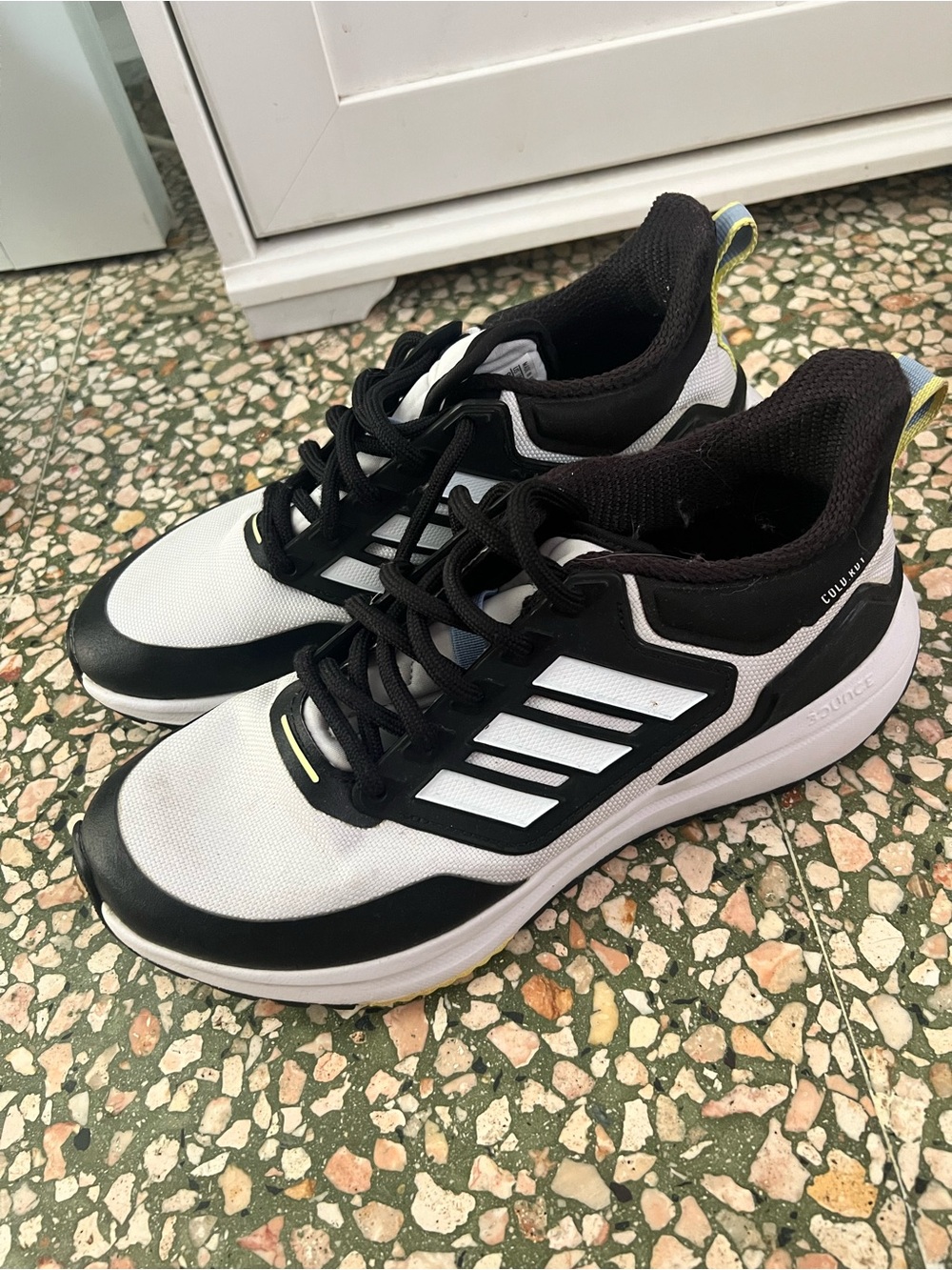 Adidas Black and White (Have Stain)